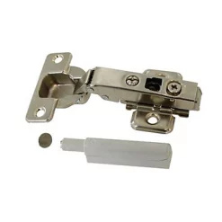 Castorama 2 Charnières Invisibles Réglables Push Lash Acier Nickelé Diall Ø35 Mm