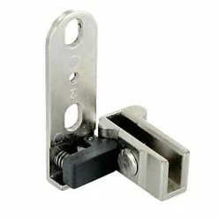 Castorama 2 Pivots Pour Porte Verre Métal Nickelé L.36 X H.16mm