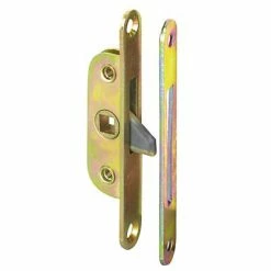 Castorama Loquet Pour Fenêtre Avec Gâche En Acier Zingué Et Bichromaté L. 14m X H. 100 X P. 18mm / Axe 10 Mm