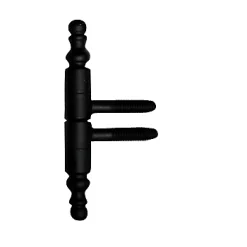 Castorama Lot De 2 Fiches à Visser Noires 11 X 80 Mm