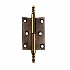 Castorama Lot De 2 Paumelles à Vase Acier Vieux Laiton 30 X 40 Mm Droite