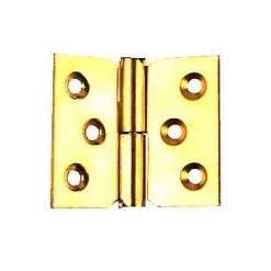 Castorama Lot De 2 Paumelles Laitonées 50 X 40 Mm Gauche