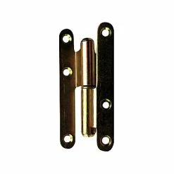 Castorama Paumelle Droite Bichromatée Pour Bâtiment 110 X 60 Mm