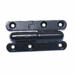 Castorama Paumelle Noire Ronde Afbat 80 X 45 Mm Gauche