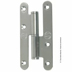 Castorama Paumelle Parisienne Droit Bout Rond En Inox 140x55 Mm