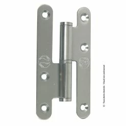 Castorama Paumelle Parisienne Gauche Bout Rond En Inox 140x55 Mm