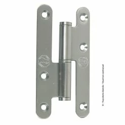 Castorama Paumelle Parisienne Gauche Bout Rond En Inox 140x70 Mm