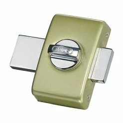 Castorama Verrou à Bouton Sans Vis Champagne ø23 Mm / 45 Mm Abus