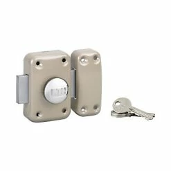 Castorama Verrou De Sûreté Bouton/cylindre Thirard Apache 60 Mm